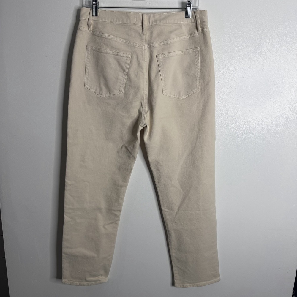 NWOT Loft‎ The Slim Jean Beige Cream Size 29/8 Casual Minimalist Effortless - Picture 3 of 8